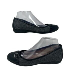 CLIFFS BY WHITE MOUNTAIN Women's Shoes Ballet Flat 7.5‎ Faux Leather & Tweed